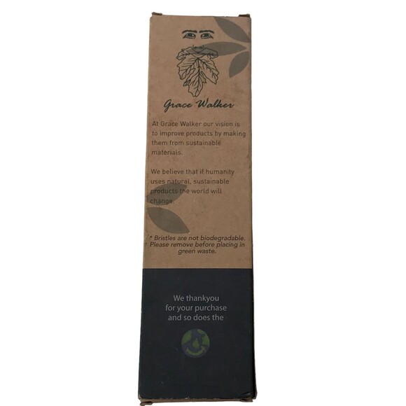 Grace Walker Bamboo Toothbrush Soft Bristles 4 Pack Biodegradable Sustainable - Picture 4 of 6